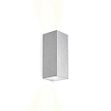 LED Wall luminaire TRAIN 2.0, 2-sided, 8W 3000K 510lm 36�, CRi >90, dimmable, aluminum brushed