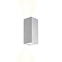 Wever & Ducr� LED Wandleuchte TRAIN 2.0, 2-seitig, 8W 3000K 510lm 36�, CRi >90, dimmbar, aluminium geb�rstet