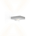 LED Wall luminaire LEENS 2.0, 2-sided, 2x 4W 3000K, CRi >90, dimmable, aluminum