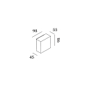 Wever & Ducr� LED Wandleuchte CENTRAL 1.0, Up or Down, CRi >90, dimmbar, 8.2W 3000K, mattschwarz