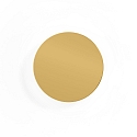LED Wall luminaire MILES 2.0 ROUND, indirect, � 19cm, 8W 2700K, CRi >90, dimmable, gold