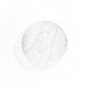 LED Wandleuchte MILES 2.0 ROUND, indirekt, � 19cm, 8W 2700K, CRi >90, dimmbar, Marmor wei�