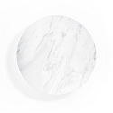 LED Wandleuchte MILES 3.0 ROUND, indirekt, � 26cm, 8W 2700K, CRi >90, dimmbar, Marmor wei�