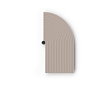 Zubeh�r f�r Wandleuchte TAPIS 2.0 / 3.0 - Erweiterungs-Blende 3.1, viertelrund, lang, ohne Beleuchtung, Give Warmth