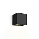 LED Wall luminaire BOX 1.0, up or down, 6W 1800-2850K 400lm, dimmable, black