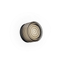 LED Wandleuchte HAJO IP44 1.0, 8W, 3000K, 440lm, IP44, C dimmbar, schwarz / PVD Glas rauchfarben