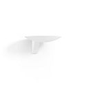 LED Wall luminaire SCAVA 1.0, � 20cm, 25W 2700K, CRi >90, dimmable, white
