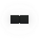 Wandleuchte CG SQUARE 2P SMALL, G9, IP20, schwarz