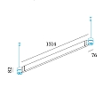 Wever & Ducr� LED Systemleuchte ELLO SYSTEM 1.0, 19,5W, 3000K, 1110lm, IP20, Phasenabschnitt dimmbar, wei�