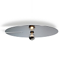 Wever & Ducr� Wandleuchte MIRRO WALL 3.0, Spiegel-� 75cm, E27 (exkl.), schwarz-chrom