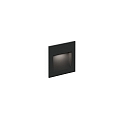 wall recessed luminaire ORIS OUTDOOR WALL REC 0.8 down, current constant, indirect IP65, black matt 
