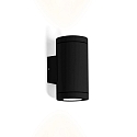 LED Outdoor Wall luminaire TUBE 2.0, IP65, 2-sided, 2x 8W 3000K 38�, CRi >90, dimmable, black