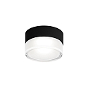 ceiling luminaire BLAS 1.0 round, surface-mounted version IP65, mat, deep black dimmable