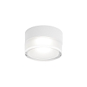 ceiling luminaire BLAS 1.0 round, surface-mounted version IP65, mat, traffic white dimmable