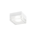 ceiling luminaire BLAS 2.0 square, surface-mounted version IP65, mat, traffic white dimmable