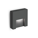 outdoor wall luminaire RETO OUTDOOR WALL SURF 1.3 IP65, anthracite dimmable
