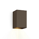 LED Outdoor Wall luminaire BOX 3.0, IP65, up or down, 6W 2700K 2x200lm, dimmable, bronze