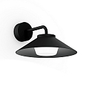 outdoor wall luminaire TRADORA WALL IP65 1.0 IP65, black matt dimmable