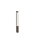 bollard lamp RIBELLE FLOOR 1.0 IP65, bronze dimmable