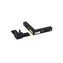 L-connector STREX 48V mechanical, surface-mounted version, left-right, black