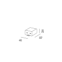 Wever & Ducr� Outdoor LED Treiber, IP67, 90-295V AC, sek. 500mA, 5-14.5V, 7W, schaltbar On/Off