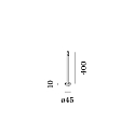 Wever & Ducr� luminaire base STIPO POLE 400, bronze