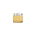 Accessory for luminaires series BOX - single inside cover, gold