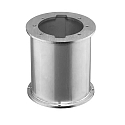 Recessed housing for swimming pool spot, installation � 8cm, stainless steel