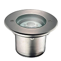 floor recessed luminaire 4.0071 round, swivelling, rotatable IP67, stainless steel dimmable