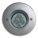 Wibre Outdoor LED Einbau-Scheinwerfer, IP67 IK11, rund, � 11.5cm, 350mA (exkl. BG), Edelstahl 4VA, dreh-/schwenkbar, 5W RGB 30�