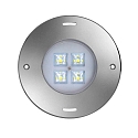 LED Underwater luminaire swimming pool spot for recessed mounting, 17W, 30�, RGB, 6000K, 580lm, stainless steel, IP68