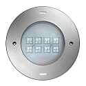 underwater spot MEDIUM SPOT 50� MULTICHIP / 8 POW-LED RGBW, waterproof, symmetrical IP68/IP69, stainless steel