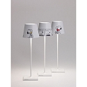 Zafferano table lamp  POLDINA x PEANUTS IP65, white dimmable