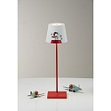 Zafferano table lamp  POLDINA x PEANUTS IP65, red dimmable