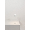 Zafferano battery table lamp POLDINA MICRO IP65, white dimmable