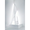 LED Luminaire PENCIL MODULO LUCE S, 46cm, IP65, with touch dimmer, white