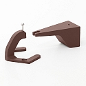 wall holder PENCIL MODULO LUCE, rust