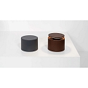 Zafferano battery table lamp PUSH-UP TAVOLO PRO cylindrical, adjustable, with diffuser IP54, rust, lacquered dimmable