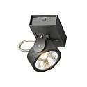 LED Wand- und Deckenleuchte KALU LED 1, IP20, 1-flammig, 17W 3000K 1000lm 60°, dimmbar, kardanisch, schwarz