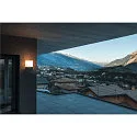 SLV SQUARE WALL, E27, Outdoor Wall luminaire, alu brushed, max. 20W, IP44
