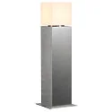 SLV Outdoor Stehleuchte SQUARE POLE 60, Höhe 60cm, IP44, E27 max. 20W, Edelstahl 304