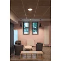 Premium-LED Pendelleuchte BATO 35 PD, Ø 35cm, 21W 2500K 1300lm 100°, TRIAC dimmbar, Messing gebürstet