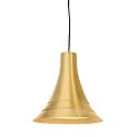 SLV Premium-LED Pendelleuchte BATO 35 PD, Ø 35cm, 21W 2500K 1300lm 100°, TRIAC dimmbar, Messing gebürstet