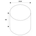 SLV Stainless steel grid for TRUST luminaires, inox 316