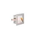 SLV Premium-LED Einbauleuchte FRAME CURVE HV, 3.1W 2700K 100lm, Silber