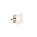 SLV Premium-LED Wandeinbauleuchte FRAME BASIC HV, 3.1W 2700K 140lm, Weiß