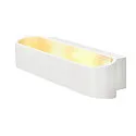 SLV LED Wandleuchte ASSO 300, Up/Down, Indirekt, Oval, 30cm, 21W 2000-3000K 1340lm, CRi >90, Dim-To-Warm, weiß