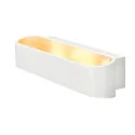 SLV LED Wandleuchte ASSO 300, Up/Down, Indirekt, Oval, 30cm, 21W 2000-3000K 1340lm, CRi >90, Dim-To-Warm, weiß
