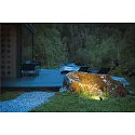 SLV LED Außenstrahler HELIA SPOT S, IP66 IK04, 6.5W 3000K 440lm 35°, kardanisch, 300cm IP-Steckerkabel, schaltbar, anthrazit