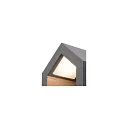 SLV LED Outdoor Wandleuchte RASCALI WL, 8W 3000K 330lm, IP54, Anthrazit